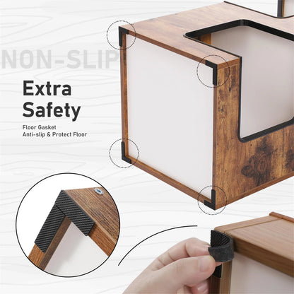 Modern Wood Cat House Furniture for Indoor Cats
