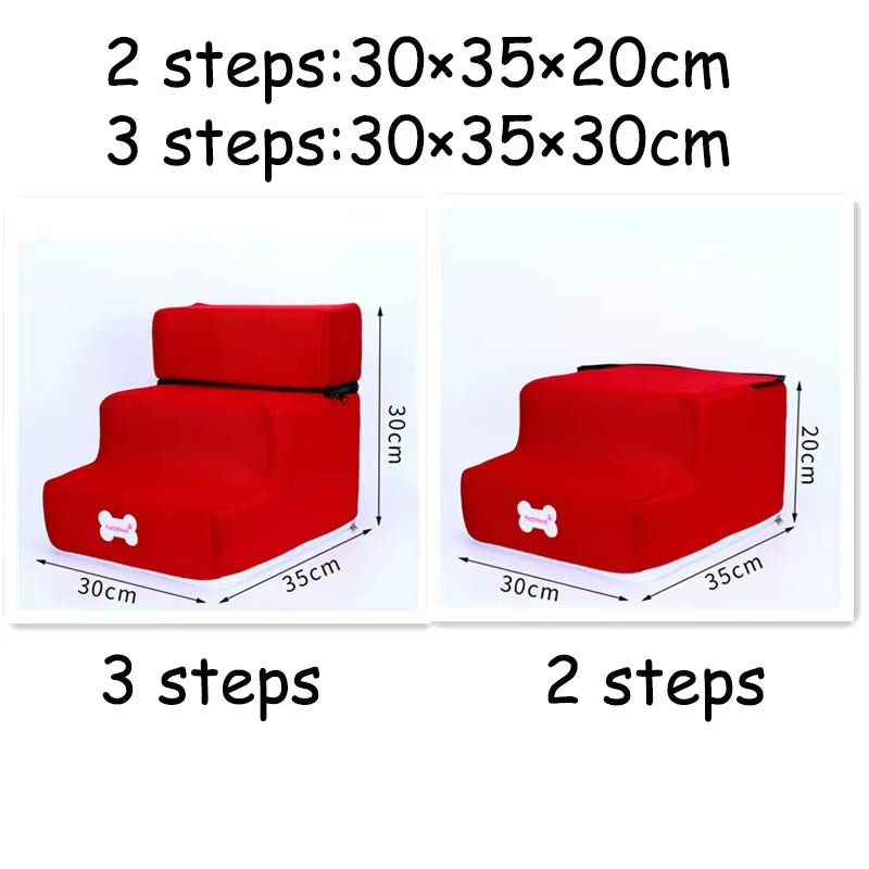  Dog Stairs Pet 2/3 Steps  Removable 