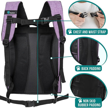 Dog Backpack Carrier Airline Approved Cat Pet Puppy Bag