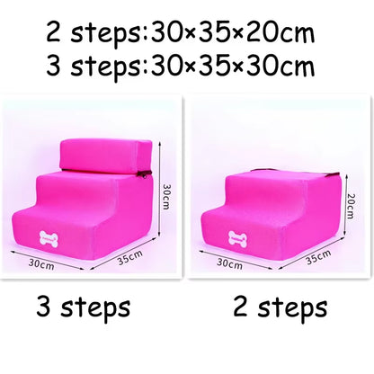  Dog Stairs Pet 2/3 Steps  Removable 