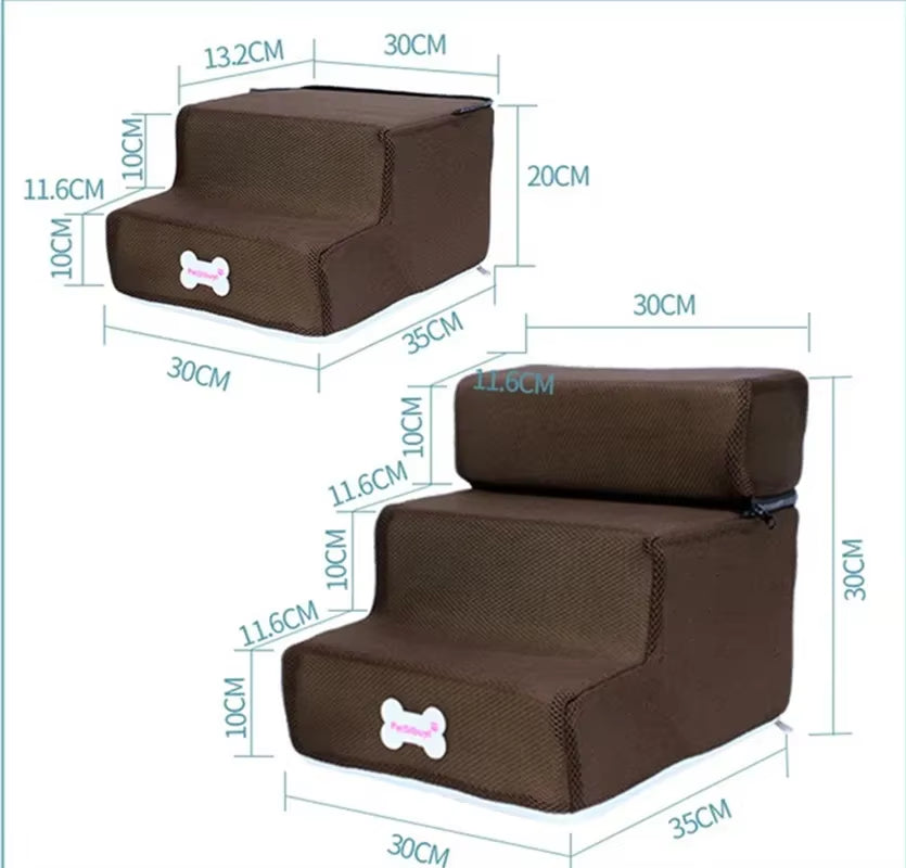  Dog Stairs Pet 2/3 Steps  Removable 