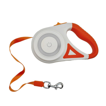 3 and 5M Retractable Dog Leash with LED Flashlight – Durable Automatic Lead for Walking, Running & Training