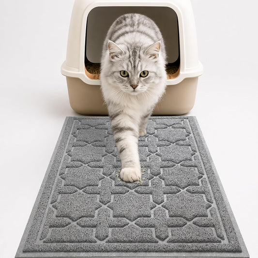 Cat Litter Mat, Waterproof Litter Trap Mat, 35.4X23.6