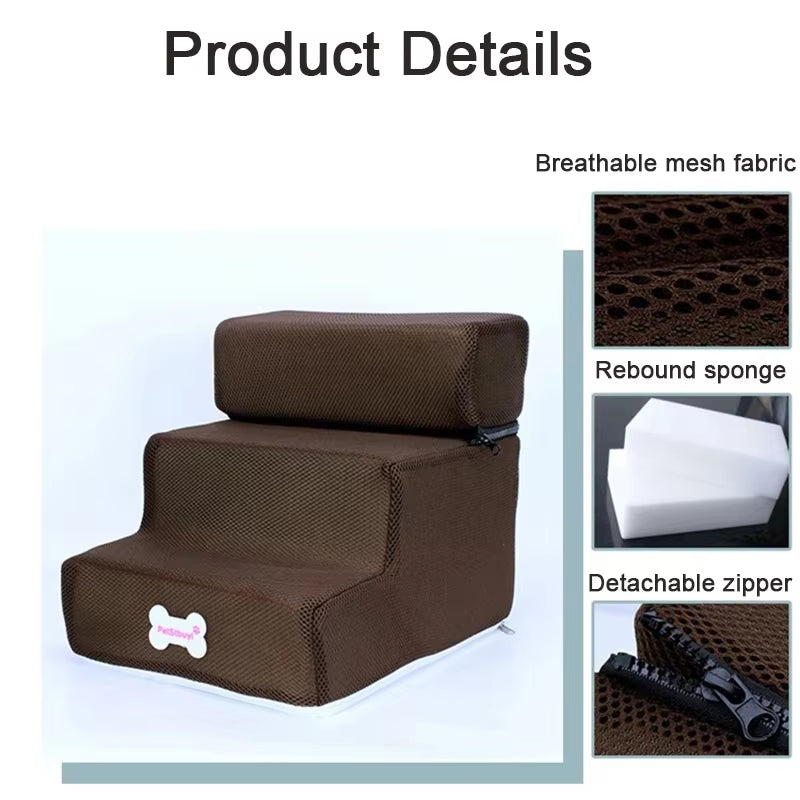 Dog Stairs Pet 2/3 Steps  Removable 