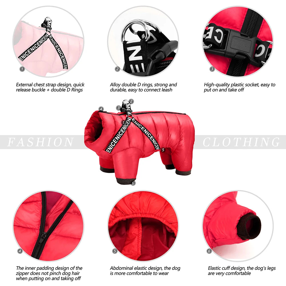 Winter Pet Clothes Super Warm for Dogs