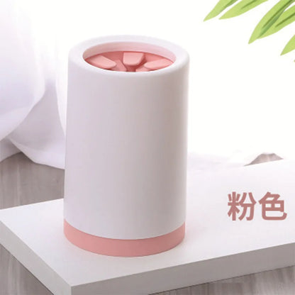 1Pcs Pet Foot Washer Cup Silicone Soft Foot Cup Cat Foot Cleaning Bucket Dog Paw Cleaner Cup Manual Quick Feet Wash Cleaner