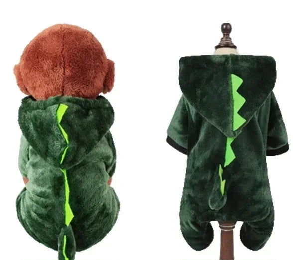 Pet Dog Clothes Soft Warm Fleece Dogs Jumpsuits Pet Clothing for Small Dogs Puppy Cats Hoodies Chihuahua Yorkshire Costume Coats