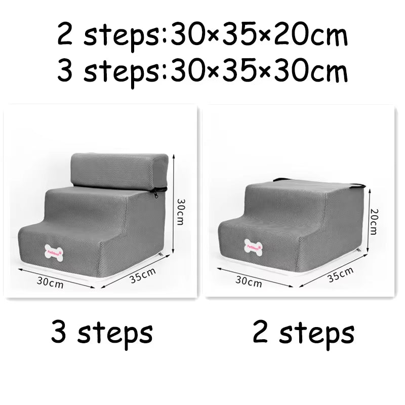  Dog Stairs Pet 2/3 Steps  Removable 